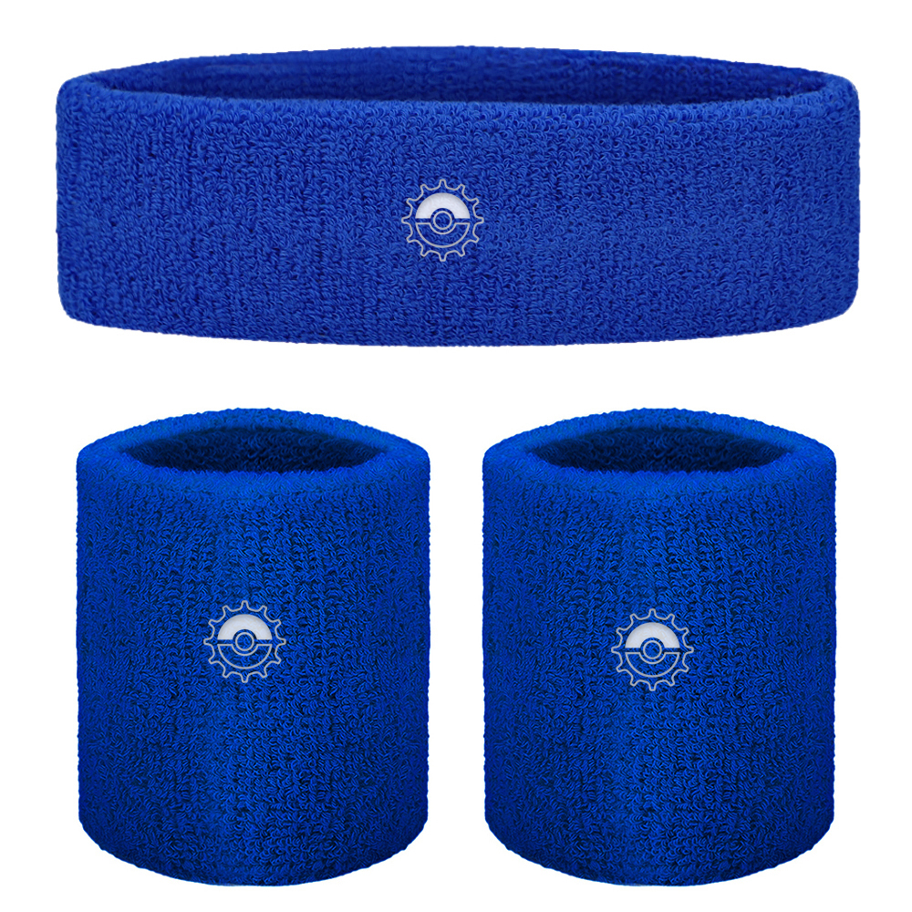 The Trainer Sweatband Set (Blue)