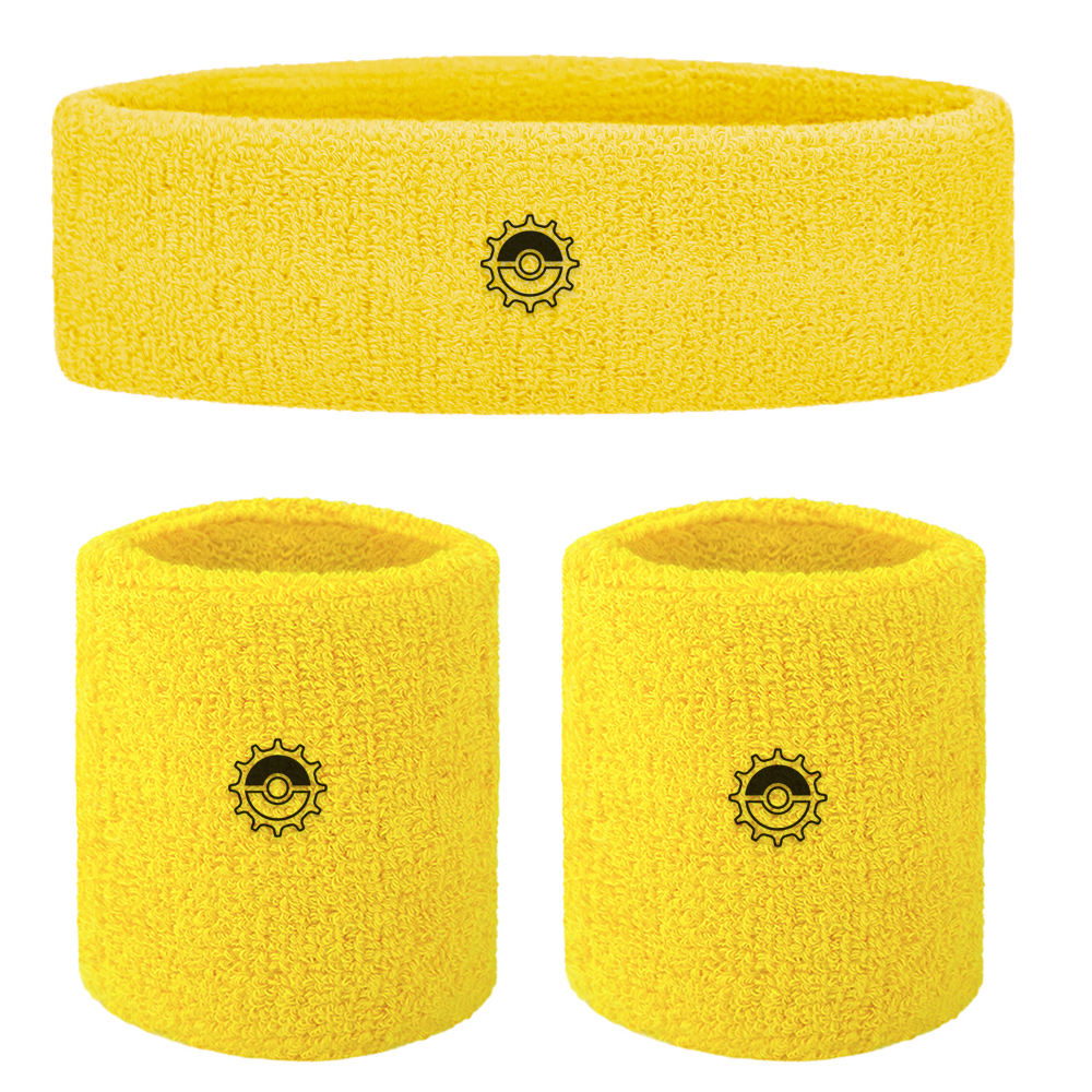 The Trainer Sweatband Set (Yellow)